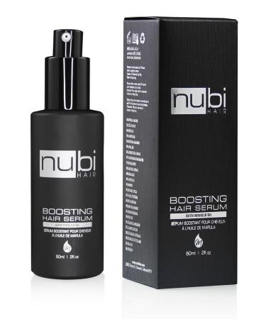 Nubi Boosting Hair Serum - Marula Oil with Vitamin E & Aloe Vera - Revive Dry Dull Hair - 2 Fl. Oz. (3 Pack) - Buy Online on GoSupps.com