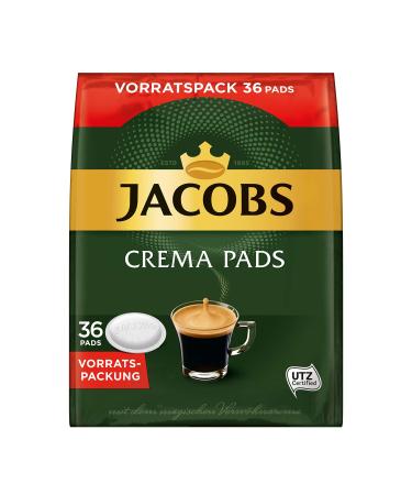 Jacobs Pads Crema Classic 180 Senseo compatible coffee pads Utz-certified 5-person benefit pack 5 x 36 drinks Crema Classic (5 x 36 pads) Crema classic 237 g (5 Pack)