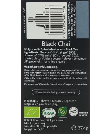 Yogi Tea Black Chai 17 Bags - Buy Online on GoSupps.com