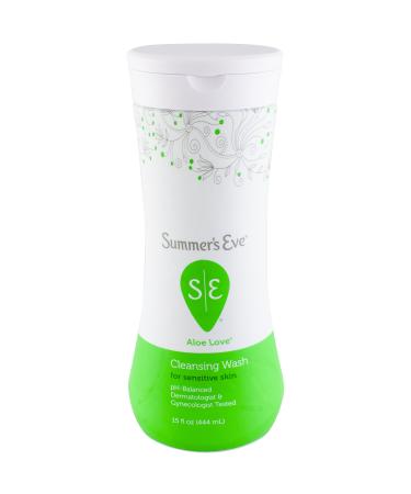 Summer's Eve Cleansing Wash Aloe 15 oz - 2pc