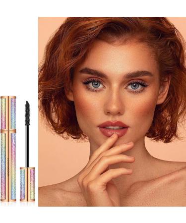 EONFAVE 4D mascara waterproof black volume and curl smudgeproof and nonclumping for fuller eyelash length long lashes last all day - Buy Online on GoSupps.com