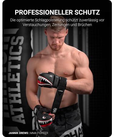 Phantom MMA Gloves APEX | Professional Sparring Boxing & Freefight Gloves - Black S/M | International Shipping - Buy Online on GoSupps.com