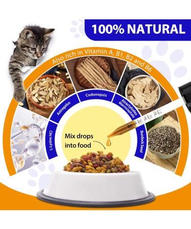 Lysine for Cats L-Lysine for Cat Immune Support Allergy Relief Sneezing & Runny Nose with Colostrum Taurine Vitamins - Roast Chicken Flavor - 60ml/2oz - Buy Online on GoSupps.com