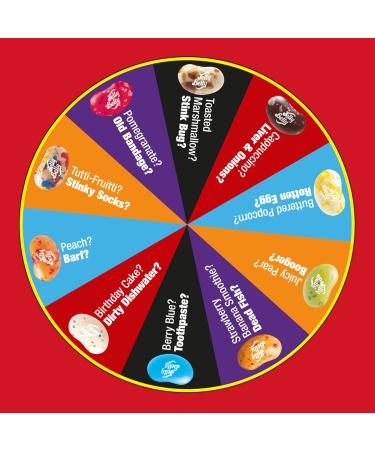 Jelly Belly Beans Boozled Wheel of Fortune & Refill 6th Generation 100g + 2x 45g Flip Box - Disgusting Taste Like Tutti-Frutti or Stinky Socks - Buy Online on GoSupps.com