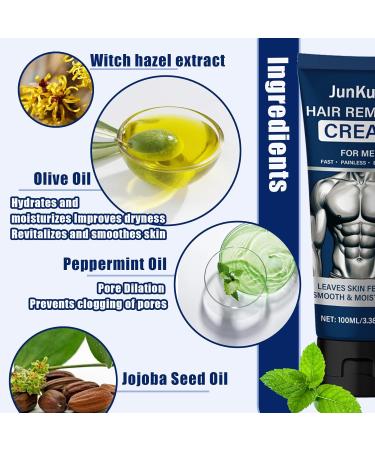 Effective Intimate Hair Removal Cream for Men | Painless Depilatory Cream 100 ML - Shop Now - Buy Online on GoSupps.com