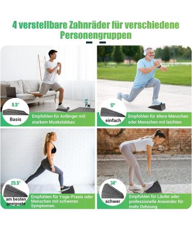 Buy Wadendendehner 3 Set - Mobilization Wedge for Calf Stretching Leg Extensions & Plantar Fasciitis Relief - International Shipping Available - Buy Online on GoSupps.com