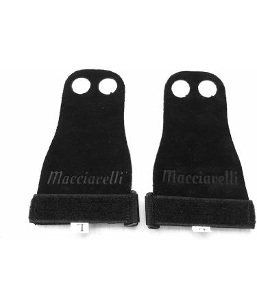 Macciavelli Pull Up Grips | Hand Grips for Calisthenics Cross Training & Gymnastics | Alternative to Fitness Gloves - Black - Buy Online on GoSupps.com