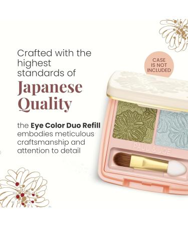 Paul & Joe Eyeshadow Duo 07 Marsh Bird | Khaki Brown & Blue Gray | Refill Only for Custom Eyeshadow Palette | Shop Internationally - Buy Online on GoSupps.com