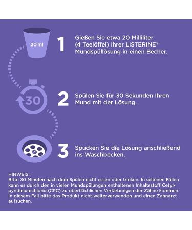 Buy Listerine Total Care Sensitive Mouthwash 6in1 - Antibacterial for Pain & Sensitive Teeth (3 x 500 ml) - Fast International Shipping - Buy Online on GoSupps.com