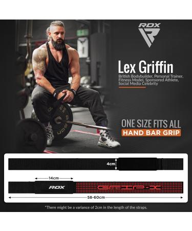 RDX Train Aid Strength Training - 60cm Professional Weightlifting Straps with 5mm Padded Wrist Protection for Men & Women | Powerlifting & Bodybuilding Gear - Buy Online on GoSupps.com
