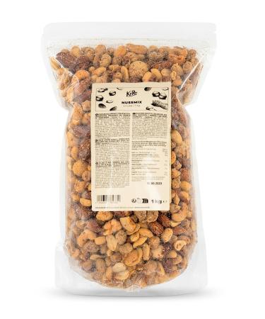 KoRo - Nut Mix Smoke 1 kg Salted and smoked 1 kg (1 pack) - Buy Online on GoSupps.com