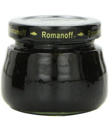 Romanoff Caviar Black Lumpfish 2oz - Premium Quality and Delicious Flavor - Buy Online on GoSupps.com