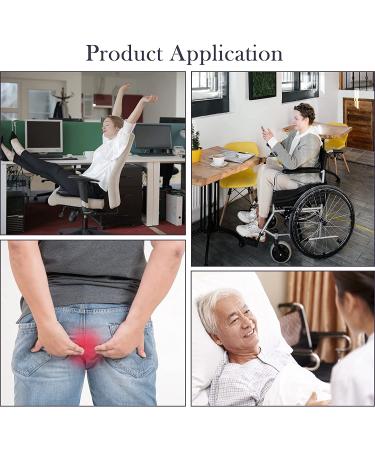 Inflatable Bed Sore Cushions for Elderly & Disabled - Prevent Bed Sores, Comfortable Pain Relief (Black) - Buy Online on GoSupps.com