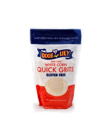 Dixie Lily White Grits Bundle - 2 x 20 oz Bags of Enriched Corn Grits | JFS Recipe Card Included - Buy Online on GoSupps.com