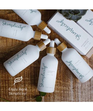 Skinplicity Organic Almond Oil - Natural Cold Pressed Vegan Care for Hair & Dry Skin - Buy Online on GoSupps.com