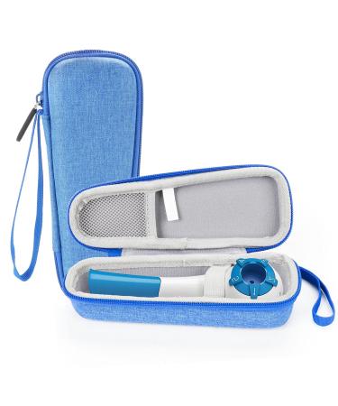 MGZNMTY Protective Hard Case for The Breather/Breather Fit Lung Health Breathing Exercise Device, Inspiratory Expiratory Respiratory Trainer Therapy Exerciser (Case Only) (Blue)