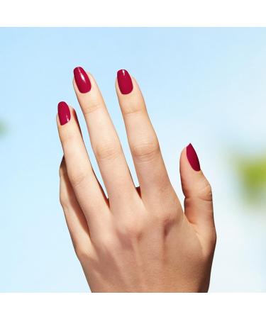 OPI Nature Strong Nail Polish | Quick Dry Vegan Nail Varnish with Long-Lasting Results | Made with Natural Ingredients | Red Shades | A Bloom with a View | 15 ml - Buy Online on GoSupps.com