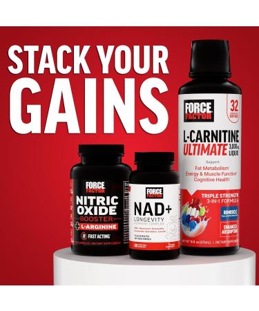 Force Factor Creatine Monohydrate 5g Micronized Creatine Powder for Muscle Strength Performance Recovery and Cognitive Support On The Go Single Serve Travel Packs Unflavored 30 Packets - Buy Online on GoSupps.com