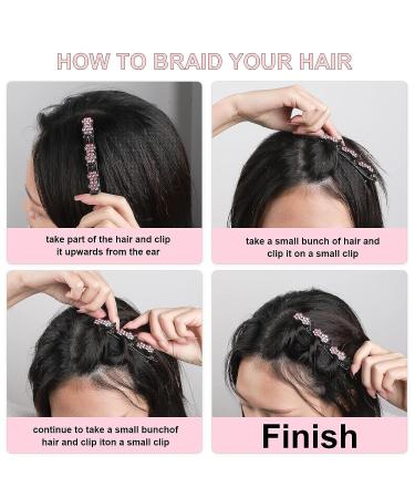 Colorful Hair Accessories Set with Rubber Bands, Mini Clips, Combs, Cutter, Spiral Hair Ties, Barrettes, Clips, Pull Through Tool - Gift Box Included - Buy Online on GoSupps.com