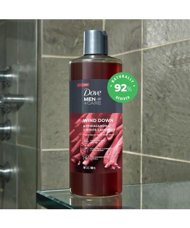 Dove Men+Care Wind Down Ashwagandha & White Lavender Face + Body Wash 18 oz - 4 Pack - Buy Online on GoSupps.com