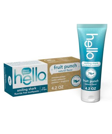 hello Variety (Unicorn Strawberry Dragon) Kids Toothpaste Bundle with Smiling Shark Fluoride Free Fruit Punch Toothpaste 4.2 Ounce - Buy Online on GoSupps.com