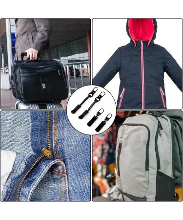 12 Pieces Zipper Spare - Removable Metal & Plastic Zipper Pulls for Jackets & Jeans | Zip Tapper Cord Extensions (3 Designs) - Buy Online on GoSupps.com