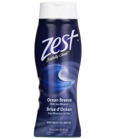 Zest Moisturizing Body Wash  Ocean Energy  18 oz