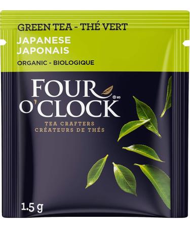 Four O'Clock Japanese Green Tea Organic Non-Gmo Kosher Gluten-Free 80 Teabags - Buy Online on GoSupps.com