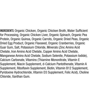 Castor & Pollux Organix Tiny Feasts Organic Chicken, Quinoa & Carrot Stew for Dogs - 12 Pack (3.5 oz Each) - Buy Online on GoSupps.com