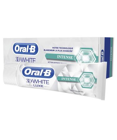 Oral-B 3DWhite Luxury Intense Whitening Toothpaste Removes Stains Strengthens Enamel 75 ml