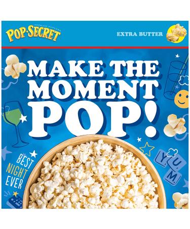 Pop Secret Extra Butter Flavor Microwave Popcorn 3.2 Oz Sharing Bags 12 Ct - Buy Online on GoSupps.com