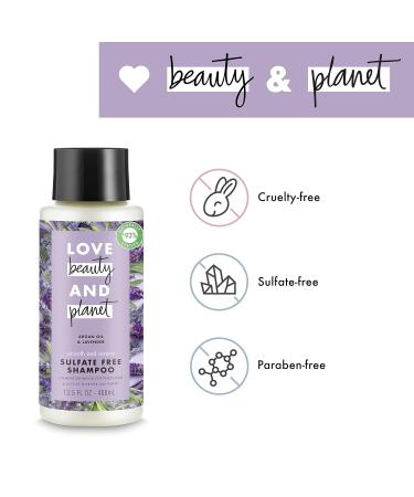 Love Beauty and Planet Smooth & Serene Argan Oil Shampoo - Frizz Control Sulfate Free 13.5 oz - Buy Online on GoSupps.com