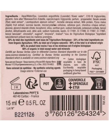 Panacee Eye Contour by Phyts for Women - 0.5 oz Cream - Buy Online on GoSupps.com