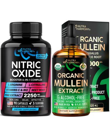 Mullein Leaf Extract Drops & Nitric Oxide Capsules