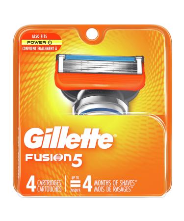 Gillette Fusion5 Men's Razor Blade Refill Cartridges 4 Count Razor Blade Fusion5 4ct