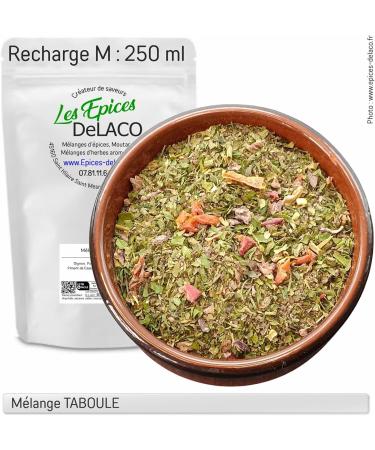 TABOULE 65g M ... m langes d' pices herbes aromates condiments piments pour viandes poissons l gumes marinades salades barbecue - Les EPICES DeLACO - Buy Online on GoSupps.com