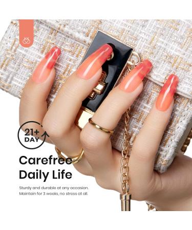 Beetles Poly Extension Gel Kit - 6 Colors Brown & Rose Gold Glitter, French Manicure Trial Set for DIY Salon Nail Art at Home - A-Rose Gold 0.50 oz (Pack of 6) - Buy Online on GoSupps.com