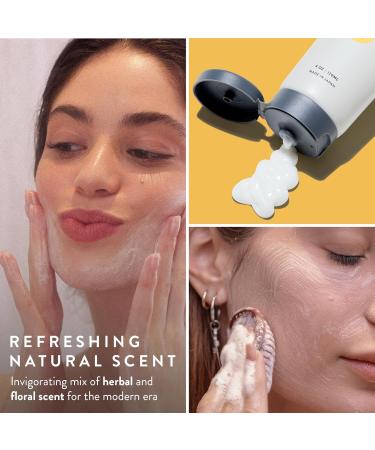 GOSHI Super Vitamin Face Wash for All Skin Types 4 oz - Infused with Vitamin E, Cold-Pressed Sesame Oil, Macadamia and More Plant Extracts - Made in Japan - Buy Online on GoSupps.com