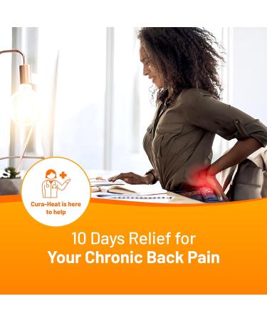 Cura-Heat Back and Shoulder Pain Heat Patch | 10 Patches | Targeted Pain Relief | Pain Relief up to 24h | Penetrating Heat Action - Buy Online on GoSupps.com