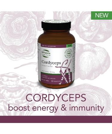 St. Francis Herb Farm Cordyceps Capsules - Buy Online on GoSupps.com