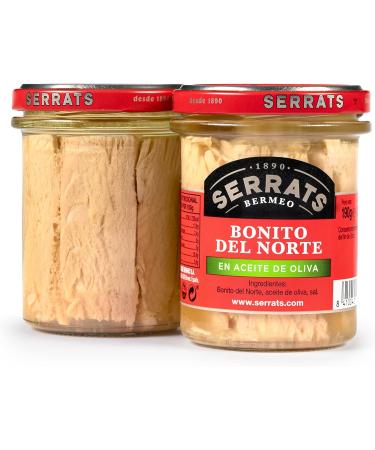 SERRATS 6 Stuks Bonito from the North of the Cantabrian Sea in Olijfolie 190g - Buy Online on GoSupps.com