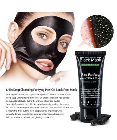 SHILLS Activated Charcoal Blackhead Remover | Purify & Cleanse Skin | 50 ml Blemish Solution - Buy Online on GoSupps.com