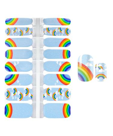 WOKOTO Unicorn Nail Art Stickers Set - 5 Self-Adhesive Sheets with Nail File | Manicure Decals and Wraps for Perfect Nail Designs - Buy Online on GoSupps.com