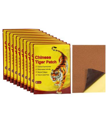 Yinhing 80pcs Pain Relief Patches Tiger Soreness Relief Patch Neck Back Pain Relief Patch Plasters For Sore Muscles Back Pain and Stiffness Patches For Muscle Pain