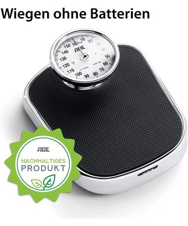 ADE Germany Mechanical Bathroom Scales BM702 Black-Felicitas by Waagen-Schmitt GmbH - Buy Online on GoSupps.com