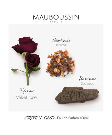 Mauboussin - Pour Lui Cristal Oud 100ml (3.3 Fl Oz) - Eau de Parfum for Men - Oriental Scent - Buy Online on GoSupps.com