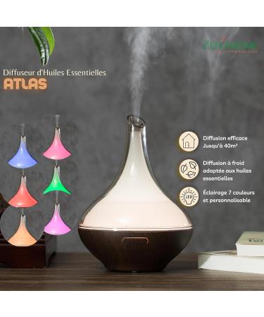 Zen'ar me Essential Oil Diffuser - Ultrasonic Aromatherapy Humidifier with LED Lighting - Modern Quiet & Compact Design for International Shipping - Buy Online on GoSupps.com