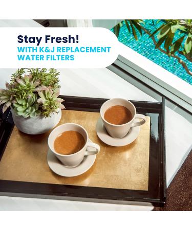 K&J Charcoal Water Filter Pods - 12-Pack Keurig Compatible Filters for Coffee Maker - Replacement for Keurig 2.0 and Older Models - 12 Count - Buy Online on GoSupps.com