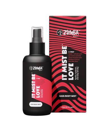 ZUMBA Hair & Body Mist - Post-workout Hair Mist & Body Mist For Women - Refreshing Body Oil Mist & Hair Scented Mist w/Bamboo & Aloe Vera extract 5.1 Fl Oz