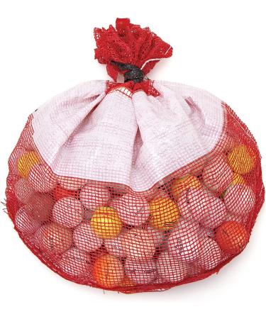 100 Recycled Golf Balls for Men - Hit-Away Bulk Mix in Mesh Shag Bag - Perfect for Practice & Range Hitting - Buy Online on GoSupps.com